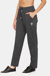 Rosaline Easy Movement Cotton Rich Track Pants - Black Beauty — thumbnail 2